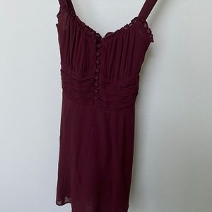 Maroon Reformation Dress 0